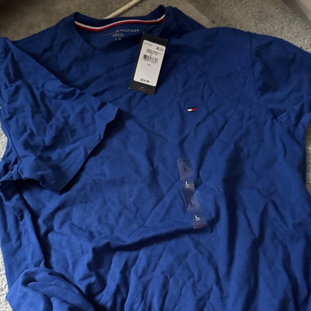 Tommy Hilfiger Men's Classic Blue Tee